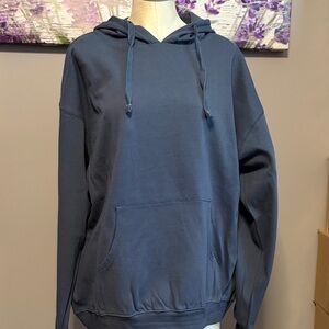 Men's Econscious Organic Cotton Blue Pullover Hoodie Size XXL NWOT
